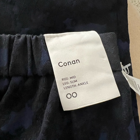 Babaton Conan Pants in Black/Blue Jacquard NWT - Picture 7 of 9